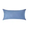 HOMESCAPES Taie d'oreiller densité 1000 fils bleu ciel, 40 Voir les images du produit 1