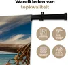 MuchoWow® Wandteppich Wandbehang Strand - Meer - Hängematte Produktbild-Vorschau 3