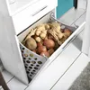Skříňka TRISUL s košem na prádlo/potraviny, lesklý bílý lak Náhled obrázku produktu 5