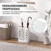 Porte-parapluies Porte-parapluies avec 4 crochets et bac de Voir les images du produit 4