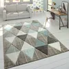 Tappeto di design moderno con taglio sagomato, colori Anteprima dell’immagine prodotto 1