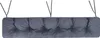 A tufted bench cushion with ties, shown against a white background. Náhled obrázku produktu