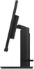 A side view of a black computer monitor on a stand. Produktbild-Vorschau