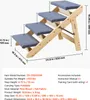 Schody dla psów VEVOR 630 x 470 x 490 mm, 4-stopniowe Podgląd zdjęcia produktu 7
