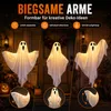 4er Set Halloween Deko LED Geister, hängende Halloween Produktbild-Vorschau 2