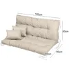 Palettenkissen-Set Auflage 120x80x50 Gartenbankauflage Bank Produktbild-Vorschau 3