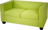 2er Sofa Lille  Kunstleder, hellgrün Produktbild-Vorschau 5