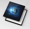 NASA - Earth, galaxy and sun – Leinwandbild Wandbild – Produktbild-Vorschau 5
