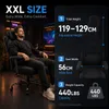 Ergonomischer Bürostuhl XXL aus Netzstoff mit Fußstütze, Produktbild-Vorschau 3