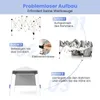 COSTWAY Pavillon 2x2m, Pop up Pavillon pliable réglable en Voir les images du produit 6