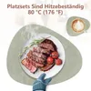 6er Set Tischset aus Kunstleder,Platzsets abwaschbar und Produktbild-Vorschau 5