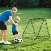 HOMCOM Fußball Rebounder Kickback Tor Rückprallwand Netz Produktbild-Vorschau 9