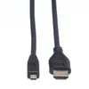 ROLINE HDMI High Speed Kabel mit Ethernet, HDMI ST - Micro Produktbild-Vorschau 2