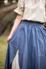 Mittelalter Rock Blau/Natur "Elise" L/XL Produktbild-Vorschau 7