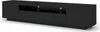 A black, modern TV stand or lowboard is shown against a white background. Náhled obrázku produktu