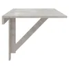 A gray folding wall-mounted table against a white background. Náhled obrázku produktu