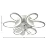 Modernes LED Ventilator Deckenlampe Weiß, Leiser, Produktbild-Vorschau 8