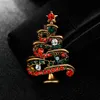 Mehrfarbige Strass-Weihnachtsbaum-Brosche für Damen, Produktbild-Vorschau 3
