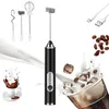 Wiederaufladbarer Milchaufschäumer, Handmilchaufschäumer Produktbild-Vorschau 1
