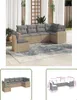 The Living Store 6-tlg. Garten-Sofagarnitur mit Kissen Produktbild-Vorschau 1