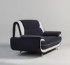 Sofa Set 3-2-1 für Wohnzimmer – Bequeme Schwarz-Weiß Produktbild-Vorschau 10
