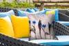 MuchoWow® Outdoor Kissen - Blumen - Tulpen - Blau - 50x50 Produktbild-Vorschau 4