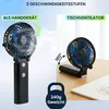 Leistungsstarker Akku Handventilator 5200mAh Powerbank Produktbild-Vorschau 3