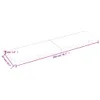 The Living Store Wandregal Hellbraun 200x50x(2-4) cm Produktbild-Vorschau 8