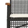 VidaXL 366255, Kremowy, Rotang, Stal, Drewno akacjowe, Podgląd zdjęcia produktu 9