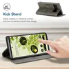 Google Pixel 6 Brieftasche Hülle, Retro Kunstledertasche Produktbild-Vorschau 3