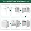 FCH Faltpavillon 2 x 2m Pavillon mit 4 Seitenwänden, Produktbild-Vorschau 4