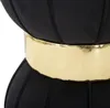 Mauro Ferretti tabouret fleur Ø 40x44 cm noir or Voir les images du produit 2