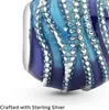 Pandora 797012ENMX Charm Blue Wellen Sterling Silber Produktbild-Vorschau 7