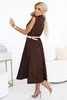 Numoco Midikleid für Frauen Umragig dunkelbraun One size Produktbild-Vorschau 3