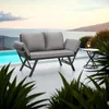 tectake® ratan lounge sofa Sintra 2v1 funkce UV odolné a Náhled obrázku produktu 10