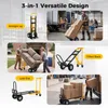 COSTWAY 3-in-1 Sackkarre & Transportwagen, Transportkarre Produktbild-Vorschau 4
