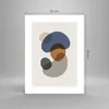 Poster - Poster ohne Rahmen - Boho Flecken abstrakt - 30x40 Produktbild-Vorschau 4