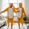 Pigiama Onesie Kigurumi Giraffa Travestimento Costume XXL: Anteprima dell’immagine prodotto 8