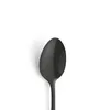 A close-up view of a black spoon on a white background. Anteprima dell’immagine prodotto
