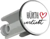 Huuraa Waschbeckenstöpsel Hürth verliebt 4cm Produktbild-Vorschau 1