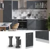 Geschirrspülblende Vicco R-Line Schwarz Beton 45 cm ohne Produktbild-Vorschau 3