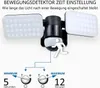 LED Außenwandleuchte mit Bewegungsmelder Schwarz Produktbild-Vorschau 6
