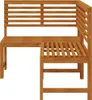 vidaXL Garten-Eckbank 140 cm Massivholz Akazie Produktbild-Vorschau 5