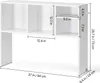 VEVOR Schreibtisch Bücherregal94 x 24 x 73 cm  Produktbild-Vorschau 8