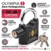 OLYMPIA S 100 Cadenas avec fonction d'alarme avec capteur Voir les images du produit 2