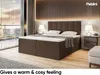 MEBLINI Boxspringbett mit Bettkasten - Gepolstert Produktbild-Vorschau 4
