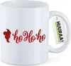 Huuraa Kaffeetasse Santa Claus Ho Ho Ho 330ml Weiß Keramik Produktbild-Vorschau 1