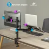 Spacetronik SPA-121 Monitor- und Laptophalterung Produktbild-Vorschau 5