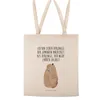 Mr. & Mrs. Panda canvas tasche Murmeltier - Transparent - Produktbild-Vorschau 3