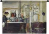 MuchoWow® Wandteppich Wandbehang Bon Bock Café - Edouard Produktbild-Vorschau 1